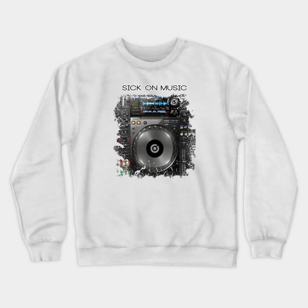 music Crewneck Sweatshirt by MARK ASHKENAZI